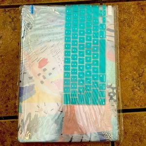 Macbook pro 16 cover with colored keyboard.